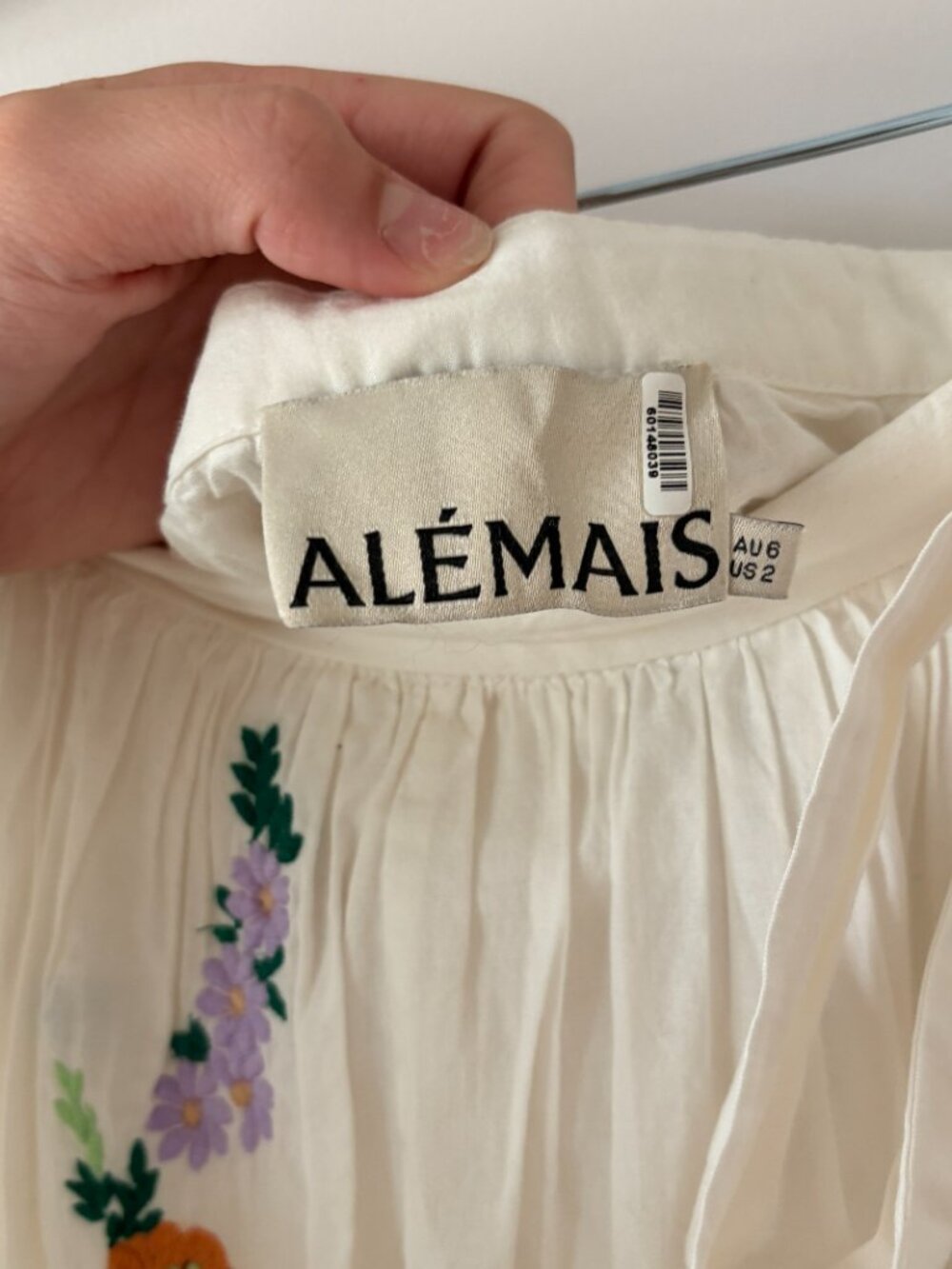 White Two Piece Set From ALÉMAIS SIZE 2 - Picture 7 of 9
